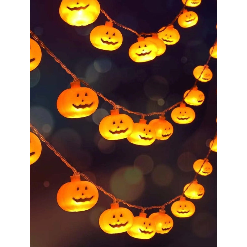 Luces Decorativas Halloween Calabazas