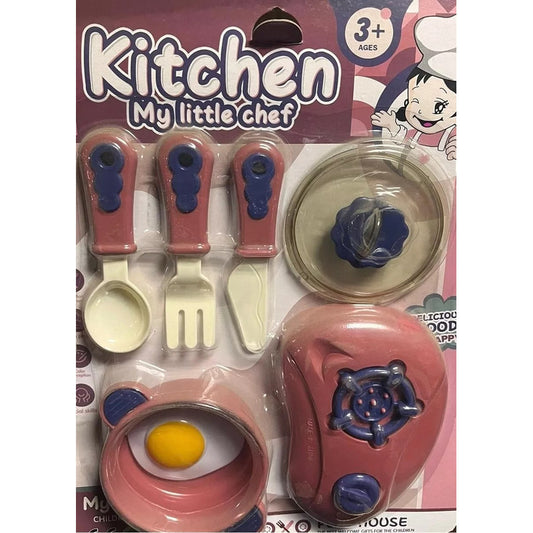 Set Cocina Infantil Juguete Niños 7 Accesorios