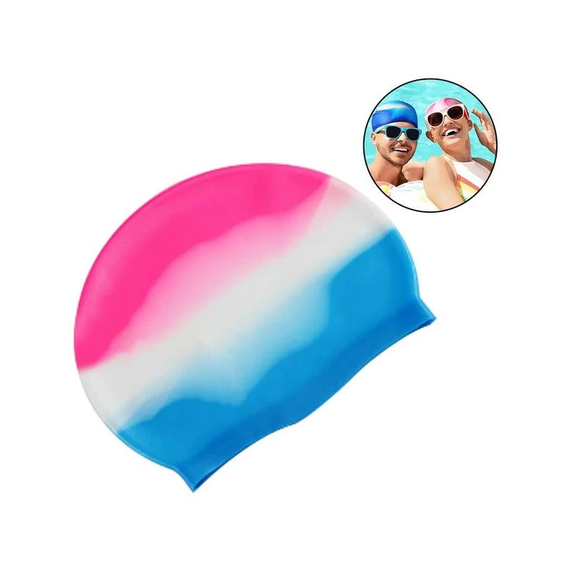 Gorro Natación Unisex Naylon Licra Piscina Baño Adulto Niño