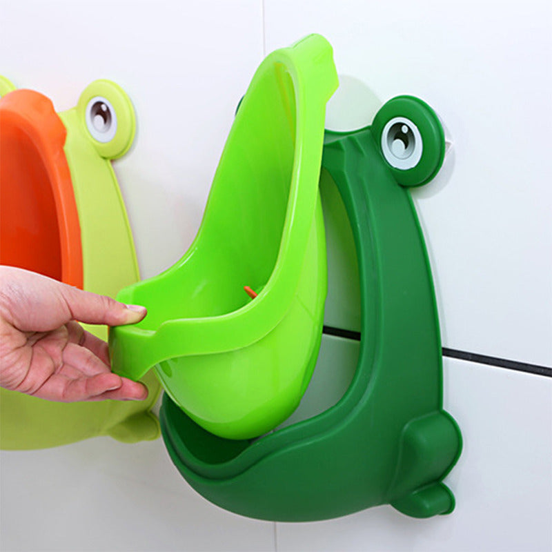 Urinario De Entrenamiento Baby Toilet Frog Color Verde