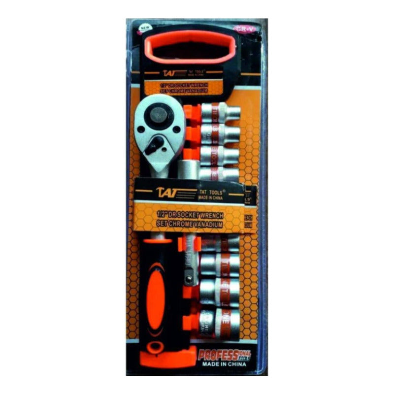 Set Kit Juego De Dados Chicharra 8-24mm 12 Piezas