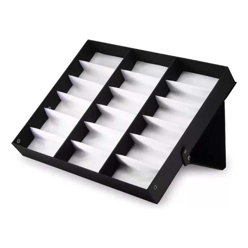 Porta Lentes Para 15 Unidades / Caja Con Tapa