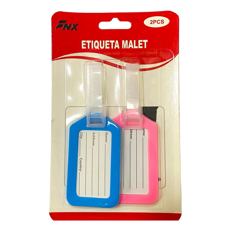 Identificador Etiqueta Para Maletas 2 Pcs