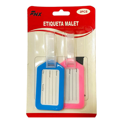 Identificador Etiqueta Para Maletas 2 Pcs