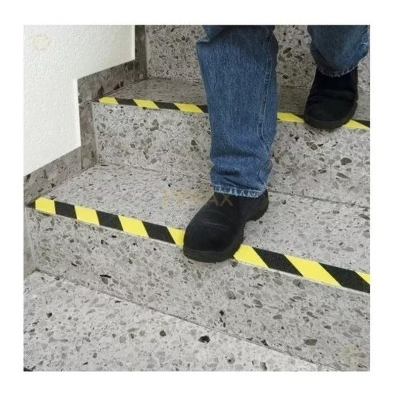 Cinta Seguridad Antideslizante Para Piso Escalera 10 Metros