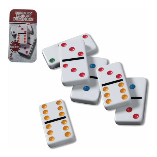 Juego Domino Caja Metálica 28 Piezas - Juegos De Mesa