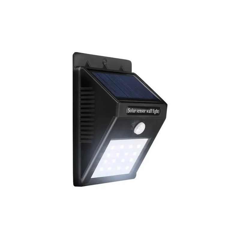 Foco Led Solar 20 Led Sensor Movimiento Exterior