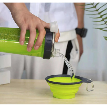 Botella Portátil Para El Agua Y Comida Para Mascotas