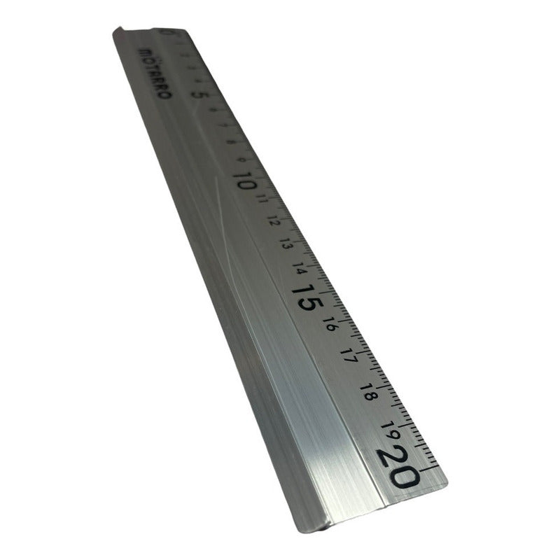 Regla Aluminio 20 Cm Corte