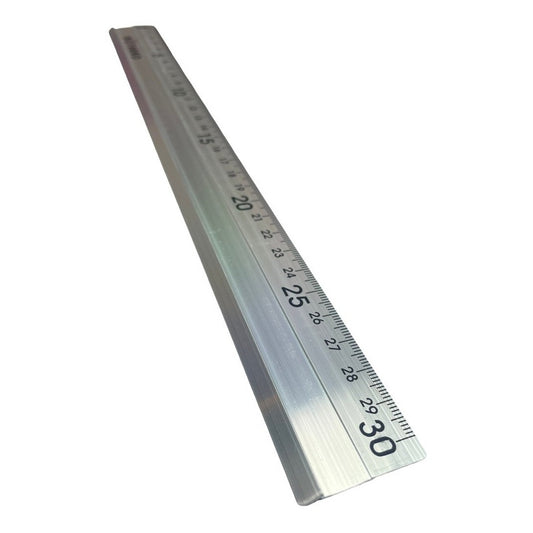 Regla Aluminio 30 Cm Corte