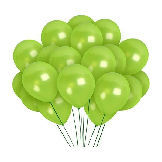 Set De 50 Globos Verdes / Medida 30cm