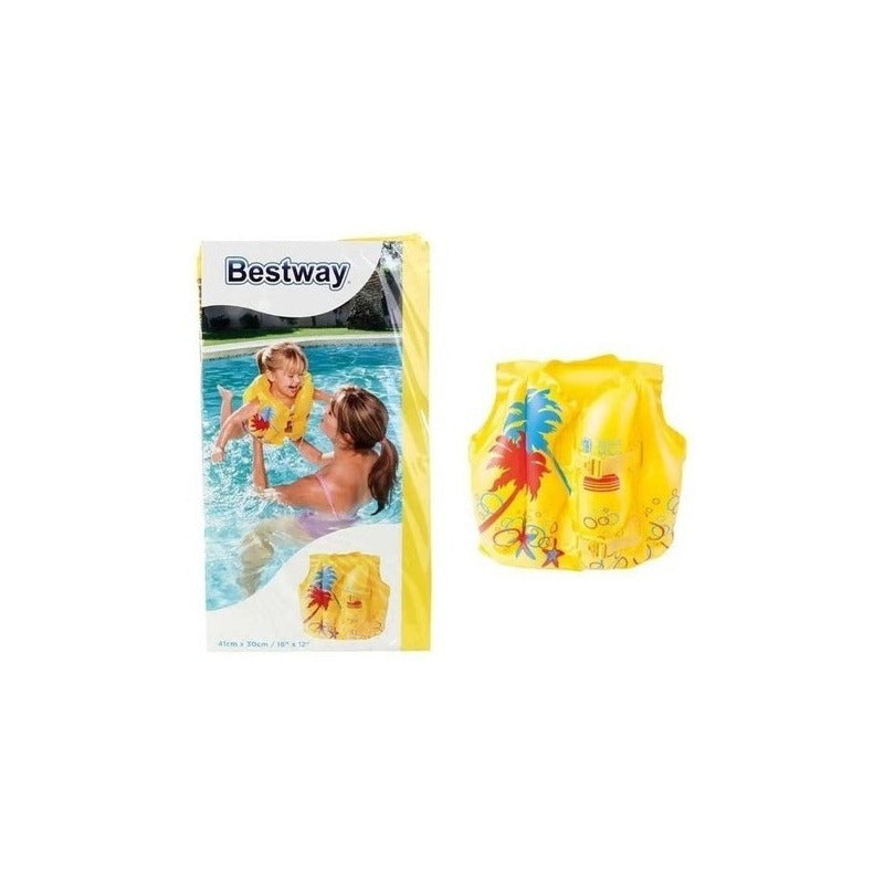 Chaleco Salvavidas Infantil Bestway +5 (inflable)