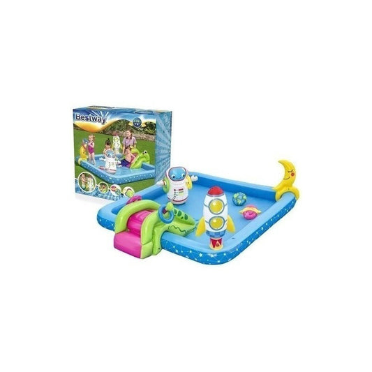 Piscina Inflable Centro De Juegos Bestway Play Astronauta