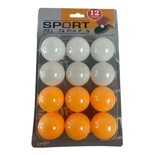 Set 12 Pelotas Ping Pong - Tenis De Mesa