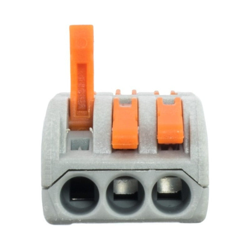 2x Pack Conector Eléctrico Rápido Wago 223 ( 3 X 3 Pines )