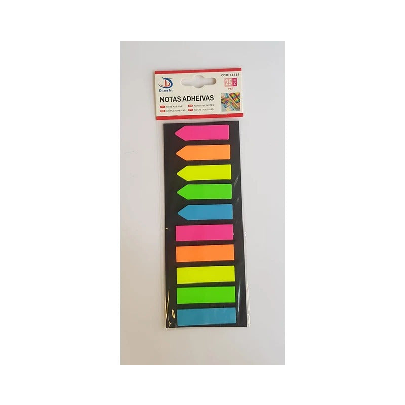 Banderitas Adhesivas Notas Set 5 Flechas 5 Rectangular Peque