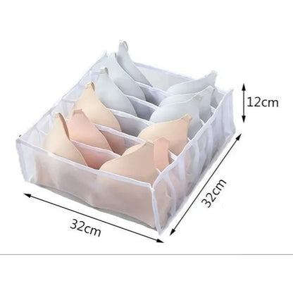 Caja Organizador Sostenes Ropa Interior 6 Bolsillos