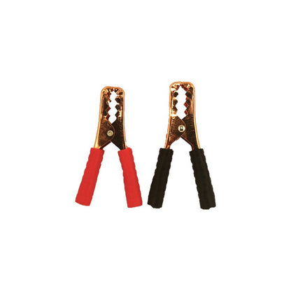 2 Pinzas Para Cable Puente De Batería Rojo Y Negro 140mm