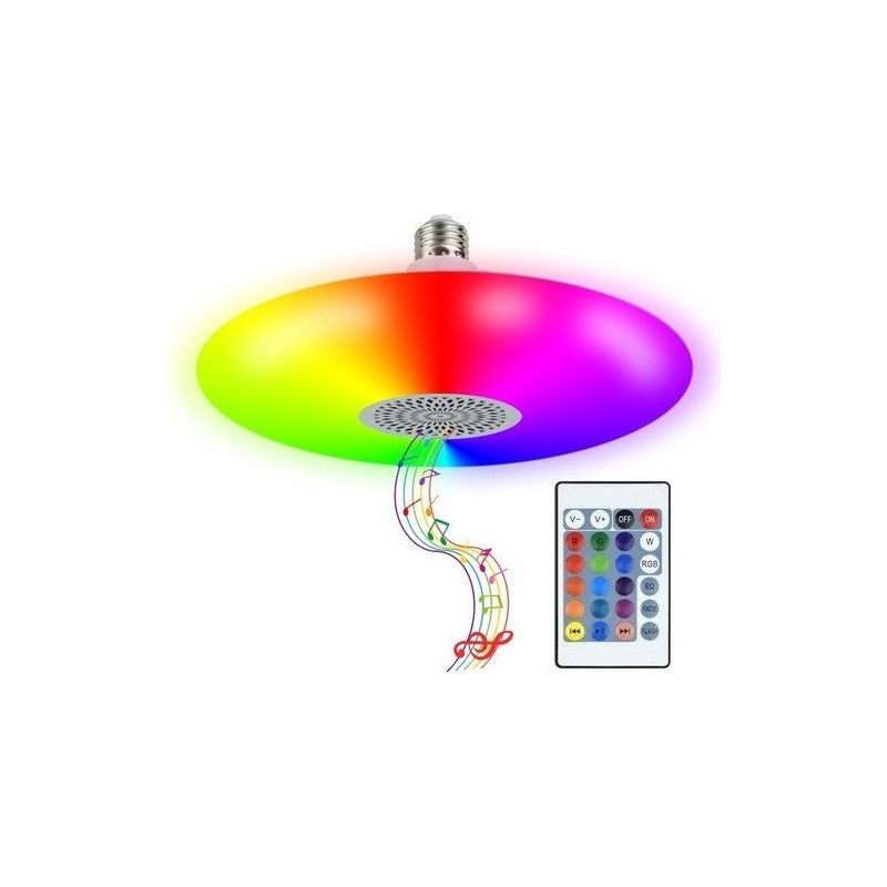 Ampolleta Led Qatar Shop 4019 Redonda Color Rgb 36w 220v 6000k 3000lm