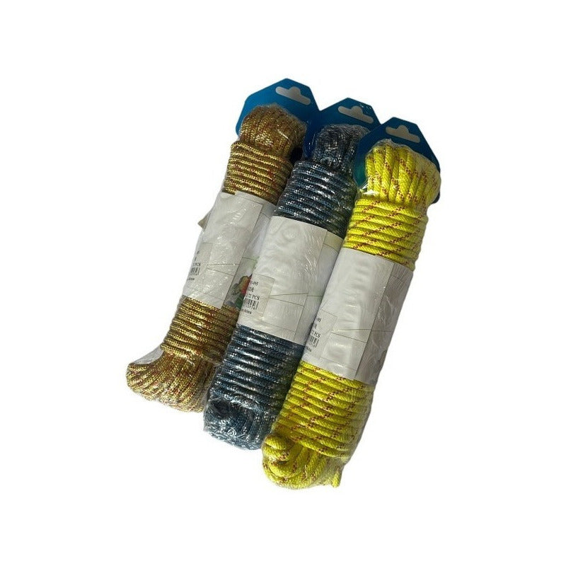 Cuerda  Multiuso De Nylon - 20metro X4mm (3 Unidades)