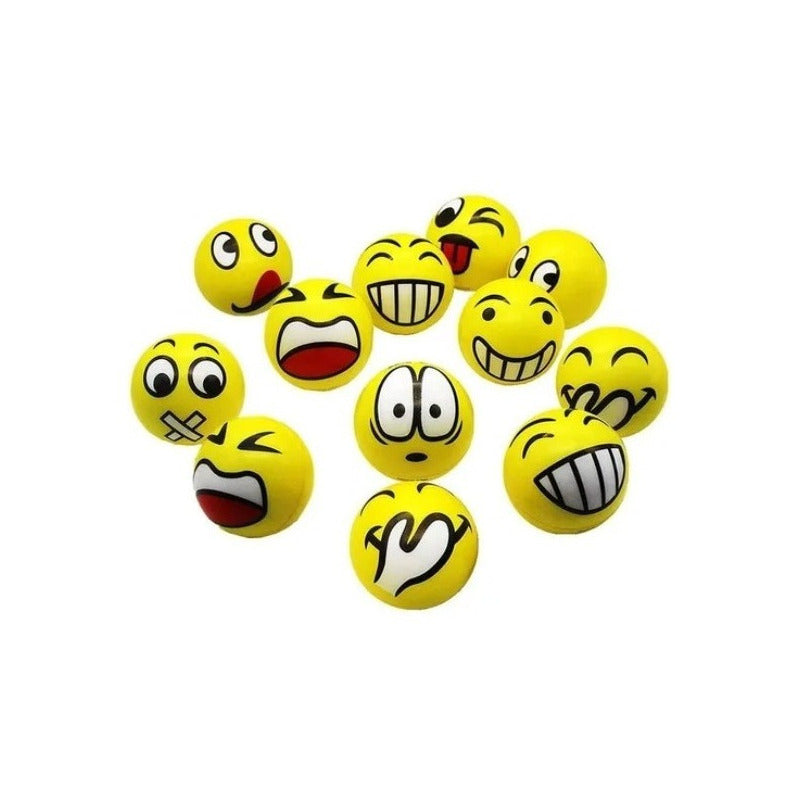 Pack 5 Pelotas Emoticon Antiestres