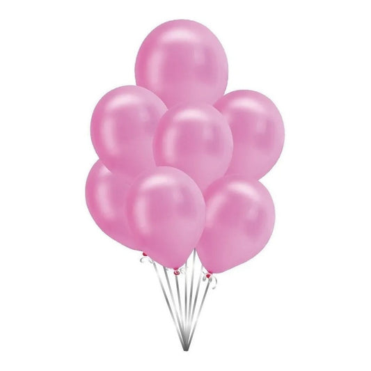 Set De 50 Globos Rosado / Medida 30cm