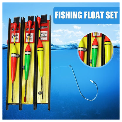 Kit De 3 Flotadores De Pesca De Alta Calidad