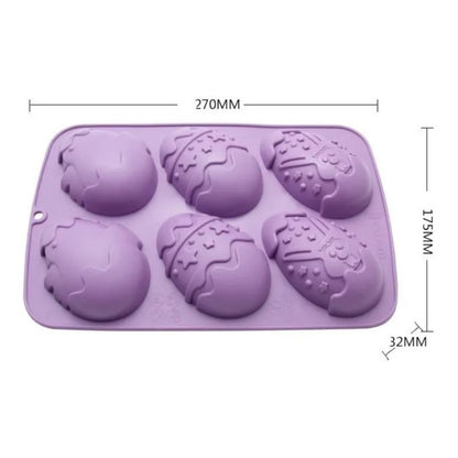 Moldes Silicona Huevos De Pascua Diseños