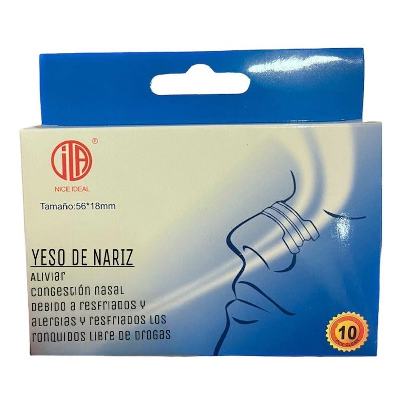 Parches Nasales Anti Ronquido 10 Pcs