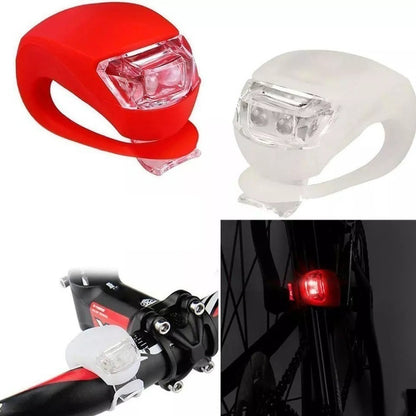 Pack 2 Luces Led De Silicona Para Bicicleta Ciclista