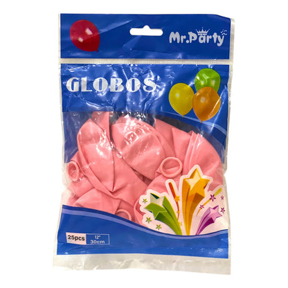 Set De 50 Globos Rosado / Medida 30cm