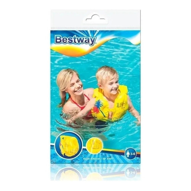 Chaleco Salvavidas Infantil Bestway +5 (inflable)