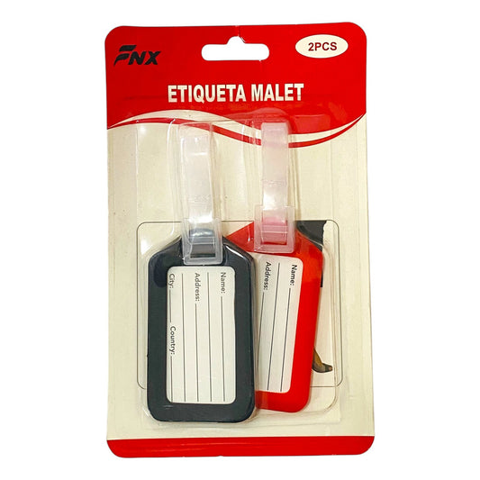 Identificador Etiqueta Para Maletas 2 Pcs