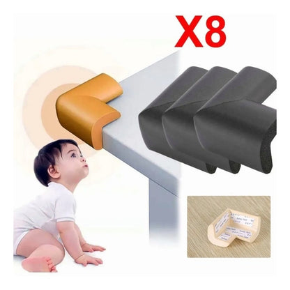 Protectores Esquineros Muebles Mesas Seguridad Bebes Pack X8