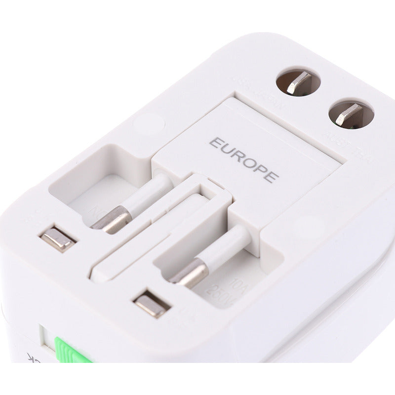 Adaptador De Enchufe Universal Multifuncional Para Viajes