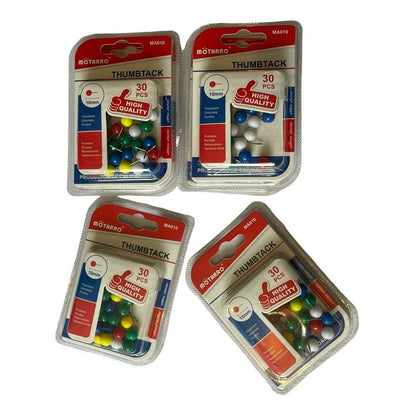 Tachuelas De Colores Chinches Push Pin 30 Unid