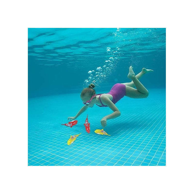 Juego De Buceo Infantil Para Piscina 4 Delfines