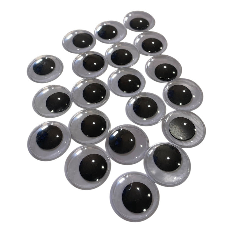 Ojos Móviles Decorativos Para Manualidades 80 Psc 12mm