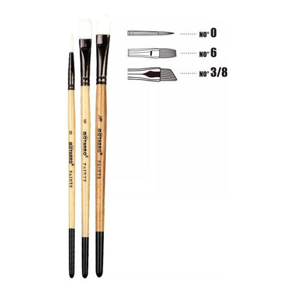 Set De Pinceles Paintbrush Color Beich (3und)