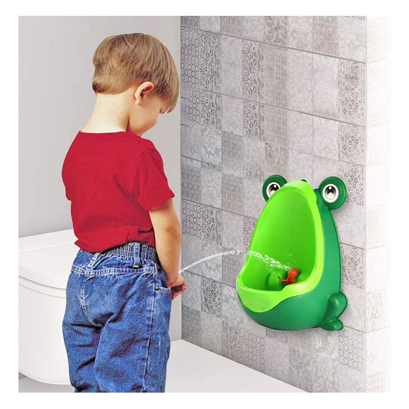 Urinario De Entrenamiento Baby Toilet Frog Color Verde