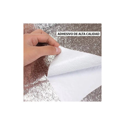 Adhesivo De Aluminio Impermeable Para Cocina 40cm X 5 Mts