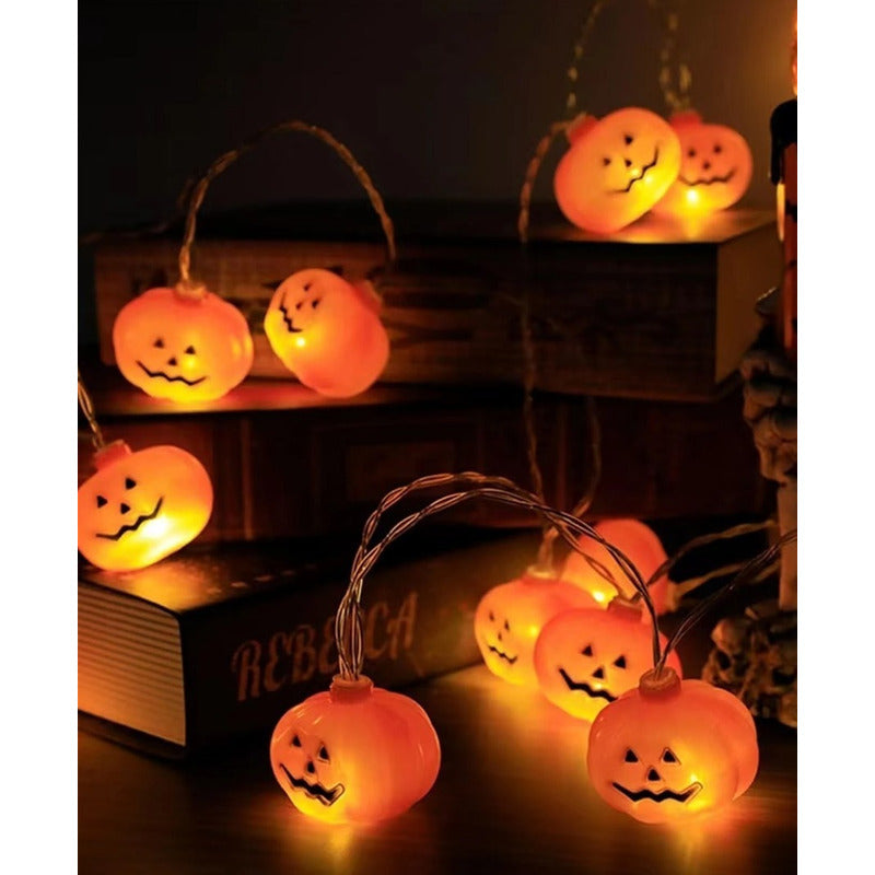 Luces Decorativas Halloween Calabazas