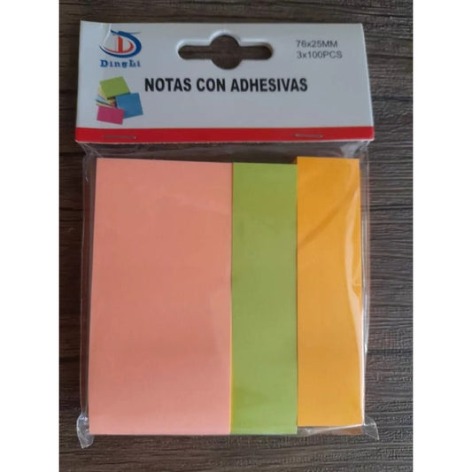 3 Post It Notas Adhesivas