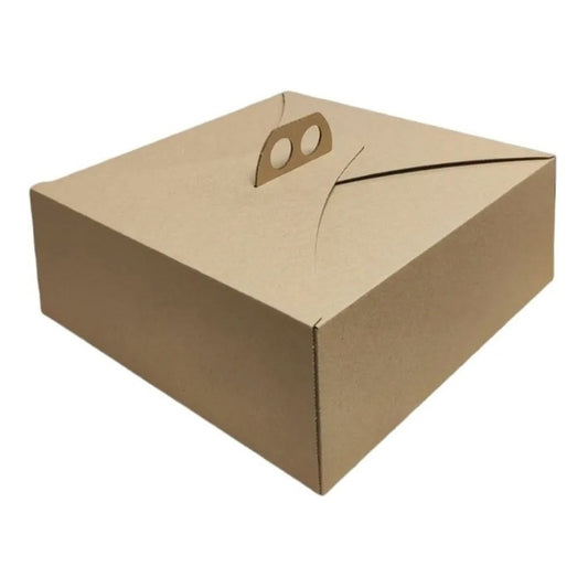 Pack 20 Cajas Para Torta Extra 39x39x14 - Microcorrugada