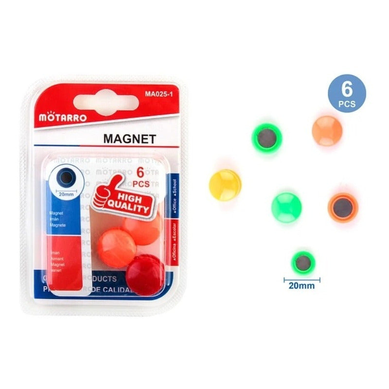 Set Pizarra Acrílica Magnet (45x60)- 3 Marcadores - 6 Imanes