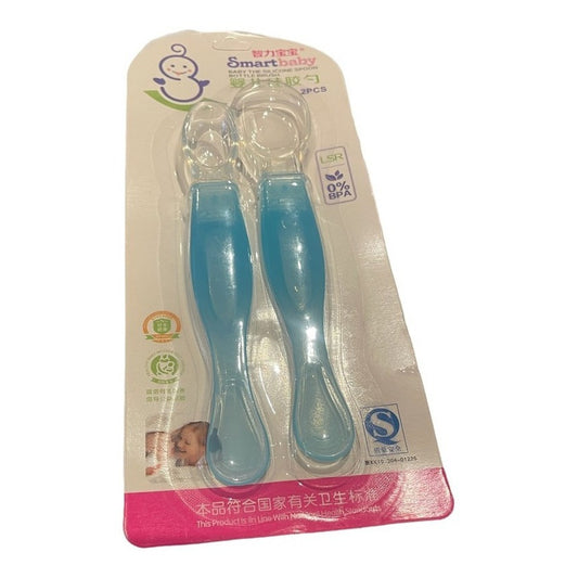 Pack De 2 Cucharas De Silicona Para Bebe