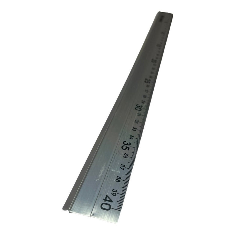 Regla Aluminio 40 Cm Corte