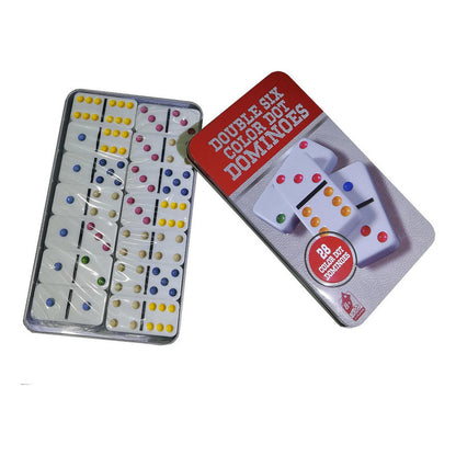 Juego Domino Caja Metálica 28 Piezas - Juegos De Mesa