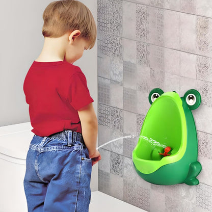 Urinario De Entrenamiento Baby Toilet Frog Color Verde