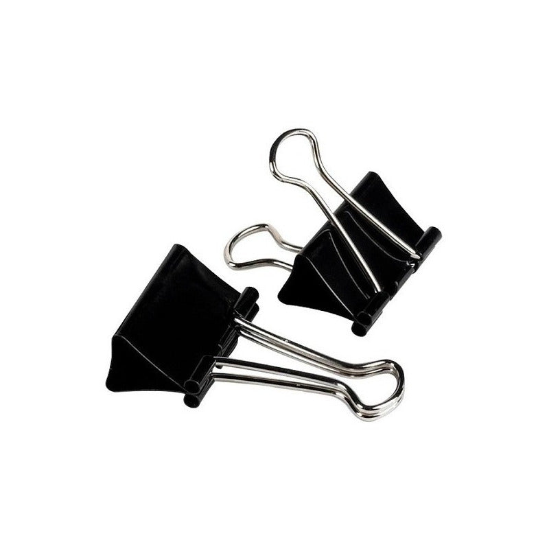 Set Clip Para Carpeta  Negro 3 Unidades, 190 Hojas